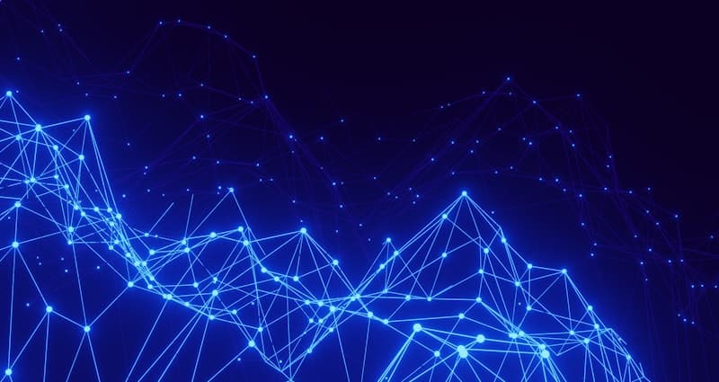 Colorful data visualization representing verified and structured trade records